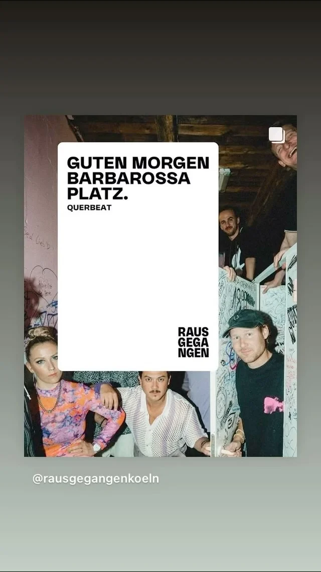 Das Lied „Guten Morgen Barbarossaplatz“ von QUERBEAT @querbeatbrass  ist so etwas wie unsere Hotelhymne 🎷🎺🧡 und da stolpern wir doch gerade bei @rausgegangenkoeln über diese grandiose Plakataktion  und sind zack schockverliebt in dieses Poster😍. Das gibt es übringes hier ➡️https://rausgegangen-shop.myshopify.com/collections/plakatedition1-0/products/querbeat-plakat-barbarossaplatz-1 zu kaufen und 1,- Euro pro verkauftem Poster geht an die Organisation  SOS Humanity Limited Edition: Die Aktion läuft nur bis einschl. 17. November! 
The song ‘Guten Morgen Barbarossaplatz’ by QUERBEAT is something like our hotel anthem 🎷🎺🧡 and we just stumbled across this great poster campaign at @rausgegangenkoeln and are in love with this poster😍. You can buy it here https://rausgegangen-shop.myshopify.com/collections/plakatedition1-0/products/querbeat-plakat-barbarossaplatz-1 and 1,- Euro per poster sold goes to the organisation SOS Humanity Limited Edition: The campaign only runs until 17 November! 
#kölnliebe #gutenmorgenbarbarossaplatz #kölle #köln #cologne #nuno #nunohtel #hotelköln  #booknow (link in bio)  #visitcologne #städtetrip  #citytrip #kölnhotel #travelcologne #kölncitiy #citycenterhotel #hotelstay