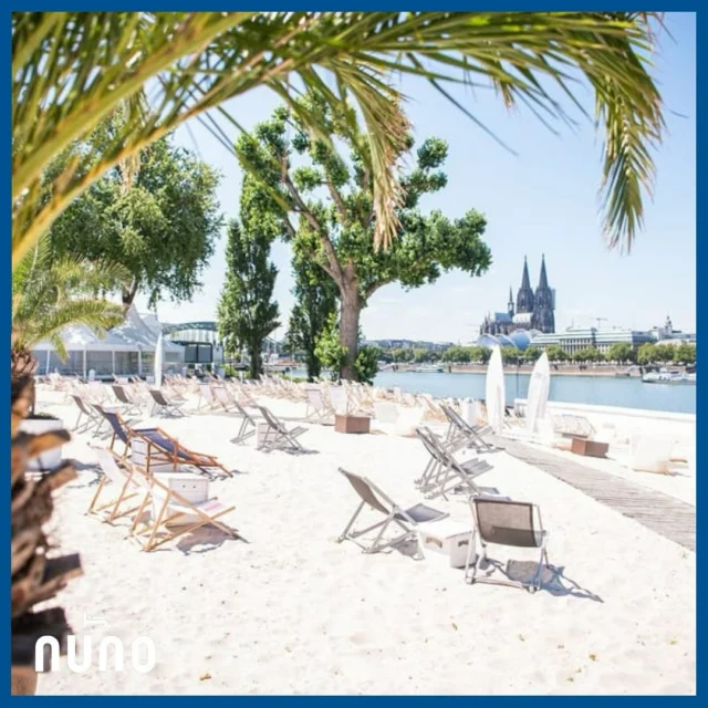 #summerinthecity ☀️ Köln lockt mit coolen Beachclubs⛱️, lecker Kölsch🍺, entspannten Parks⛲und/oder einem heißem Nachtleben🪩. Das schicke Beachclub-Foto haben wir von Mr. Köln gemopst➡️ hier hat er euch auch noch weitere tolle Tipps für warme Sommerabende zusammengestellt: //www.mrkoeln.de/toplisten/kultur-freizeit-toplisten/top-aktivitaeten-in-koeln-im-sommer 
Köln ist cool 🧡Kommt uns besuchen 🧡 
#urbansummernights ☀️ Cologne beckons with cool Beachclubs⛱️, delicious Kölsch🍺, relaxed parks⛲and/or a hot nightlife🪩. We got the chic beach club photo from Mr Cologne gemopst➡️ Here he has also put together some other great tips for warm summer evenings: //www.mrkoeln.de/toplisten/kultur-freizeit-toplisten/top-aktivitaeten-in-koeln-im-sommer Cologne is cool 🧡Come and visit us 🧡#goldhotel #nuno #nunohotel #köln #visitcologne #booknow (Link in Bio) #citycenterhotel #hotelsuche #roomtour #busienesstrip #familytrip #cologne #citiytrip #hotelsuche #hotelköln #cityhotel HOME AWAY FROM HOME #youarewelcome #willkommen #kwartierlatäng #colognebestplace