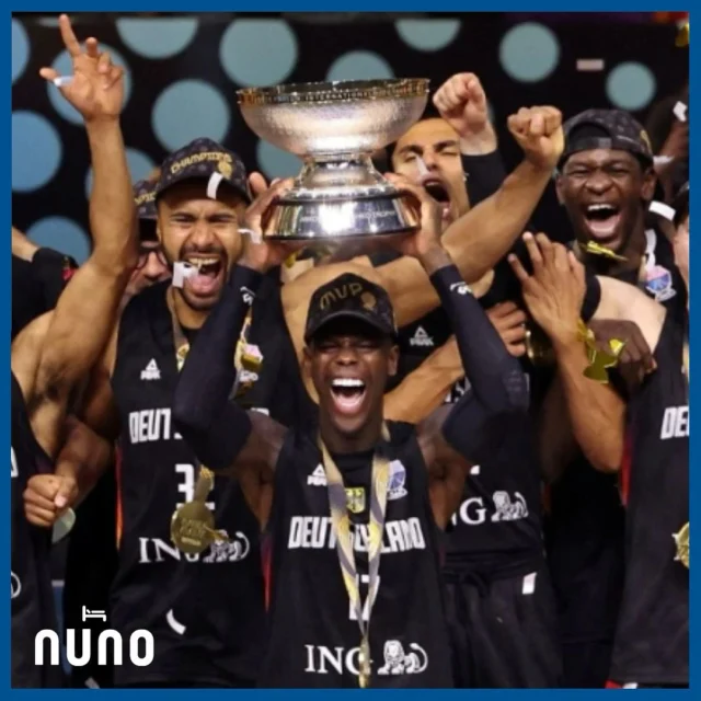 Die allerherzlichsten Glückwünsche aus dem Goldstück an unsere Goldjungs  @dbb_basketball 
 🏆🏀🫶🏼. Glückwünsche gehen natürlich auch raus an das türkische Team🇹🇷 die eine grandiose EM gespielt haben! 
Big congratulations from our piece of gold to our golden boys  #dbbbasketball 🏆🏀🫶🏼. Congratulations also go out to the Turkish team🇹🇷, who played a magnificent European Championship. 🏀⚫️🔴🟡🔥
#KoerbeFuerD
#EuroBasket
#MakeYourMark #Basketball #Europameister #wirsindfan  #goldhotel #nuno #nunohotel  #köln #visitcologne #booknow (Link in Bio) #citycenterhotel #hotelsuche  #cologne #citiytrip #hotelsuche #hotelköln #cityhotel #kwartierlatäng