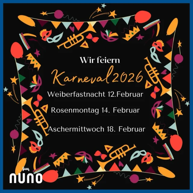 Bei einem Konzert würden wir jetzt sagen: ⚠Achtung nur noch wenige Tickets verfügbar. So sieht es auch schon für die jecken Tage und Kölns liebste und 5te Jahreszeit bereits mit unseren Hotelzimmern aus: KARNEVAL. 🤡 #justsaying 
Alaaf Euer Goldstück 🎉 
If this were a concert, we would say: ⚠Attention, only a few tickets left. The same applies to Cologne’s favourite 5th season, the days of carnival, and our hotel rooms: CARNIVAL. 🤡 #justsaying 
Alaaf, your NUNO 🎉 #Karneval #carnival #alaaf #nunohotel #nuno #goldhotel #cityhotel #kwartierlatäng #köln #cologne #booknoe (link in Bio) #ausgeheninköln #kölngehtaus #verliebtinköln #rausgegangenköln #citycenterhotel #hotelsuche #girlsnightout
Schon jetzt DER Karnevalshit: Karnevalsmaus von Druckluft 🧡