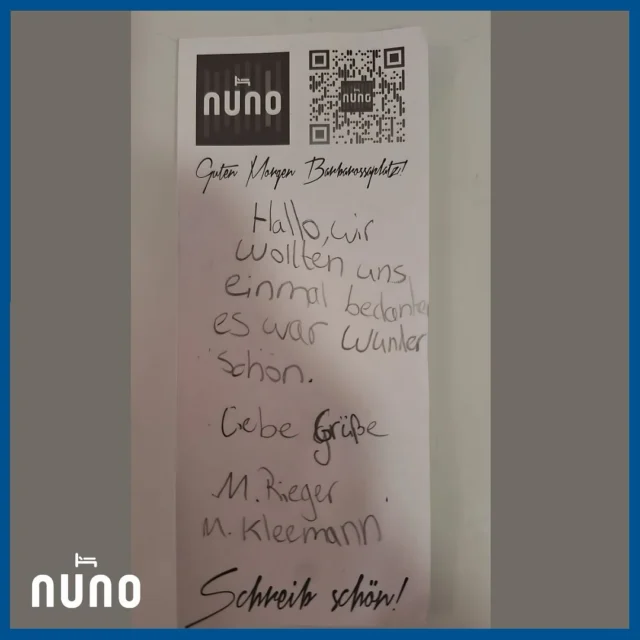 & wie schön, dass ihr da ward 😍wir freuen uns immer wieder über diese lieben Nachrichten, die uns die Hotelgäste hier hinterlassen. 🧡
& how lovely that you were here 😍We are always delighted to receive these kind messages left for us by our hotel guests. 🧡  #GästeSagenDanke #happyguests #hotelgast #hotelsuche #booknow (link in bio) #hotelreview #nunohotelköln #nuno #nunohotel #goldhotel #köln #cologne #visitcologne #citytrip #kölnhotel #kölncitiy #cityhotel #citycenterhotel #hotelbewertung